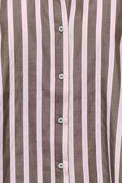 Chemise à manches longues - brun