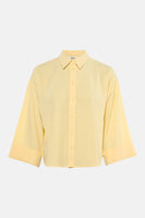 Chemise à manches longues - jaune