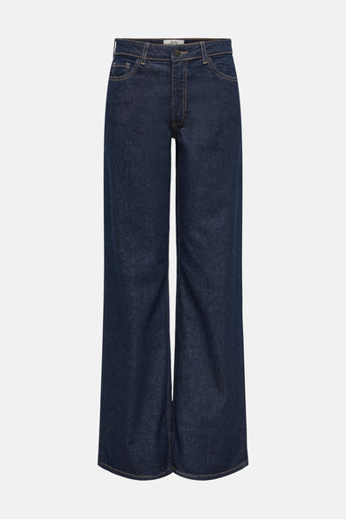 Jeans wide dark blue denim - JDY