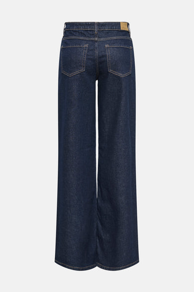 Jeans wide dark blue denim - JDY