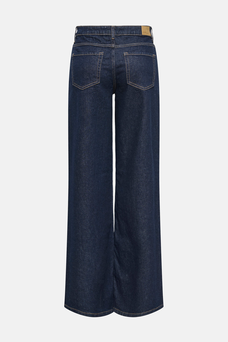 Jeans wide dark blue denim - JDY