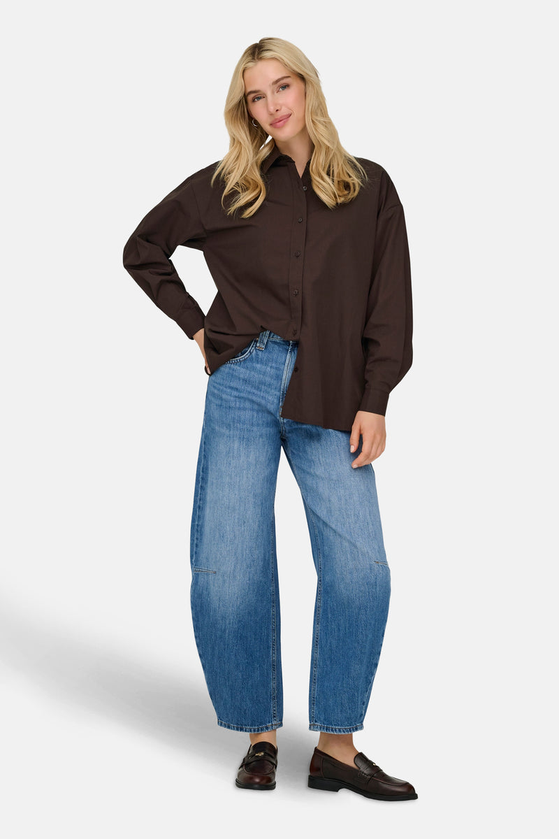 Blouse (lange mouwen) bruin - ONLY®