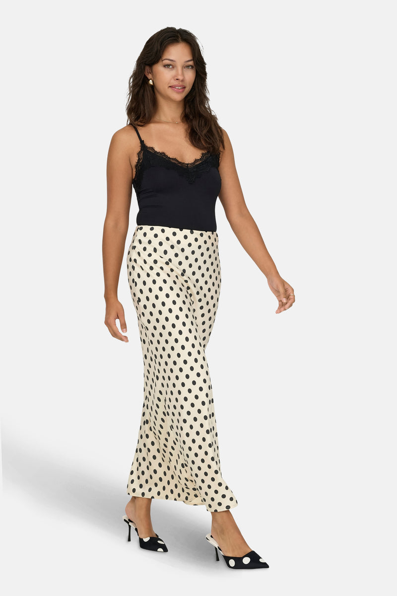 ONLLYDIA LONG SATIN SKIRT WVN