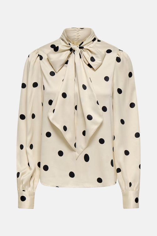 Blouse à manches longues - écru