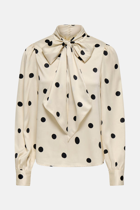 Blouse à manches longues - écru