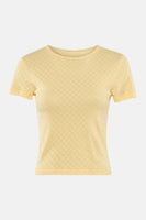 T-shirt à manches courtes - jaune
