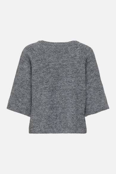 Pull col rond gris - JDY