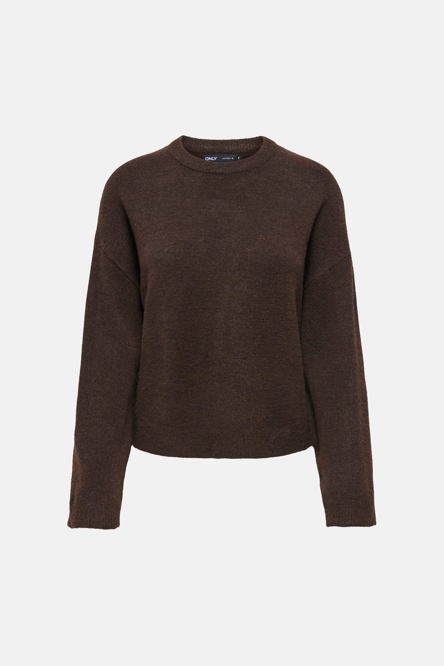 Pull col rond brun - ONLY®