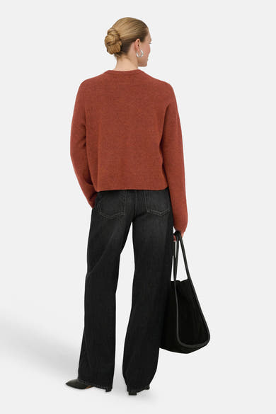 Pull col rond orange - ONLY®