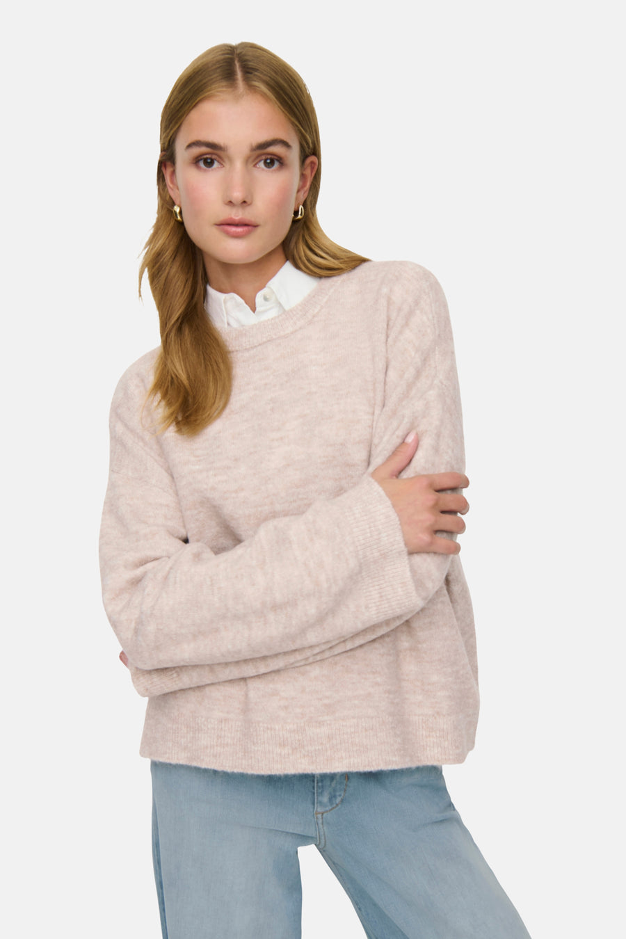 Pull à col rond - Pumice Stone