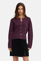 Cardigan - Mauve Wine