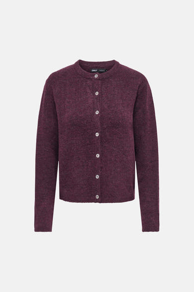 Cardigan - Mauve Wine