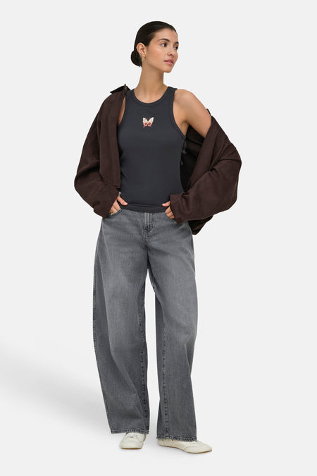 Top - gris