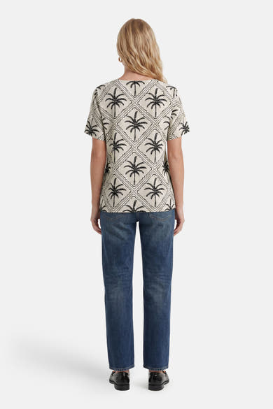Blouse met korte mouwen - multicolor
