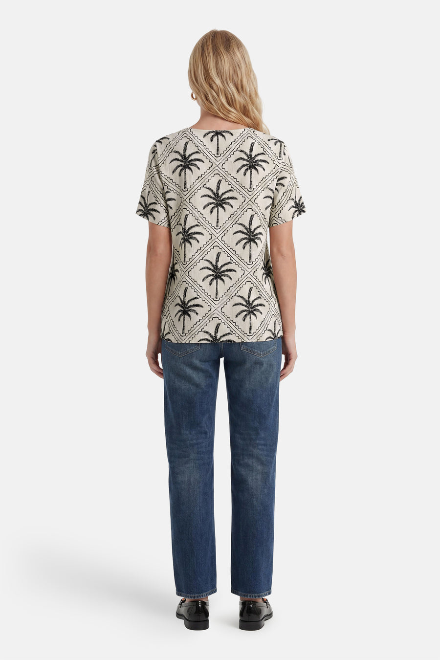 Blouse met korte mouwen - multicolor