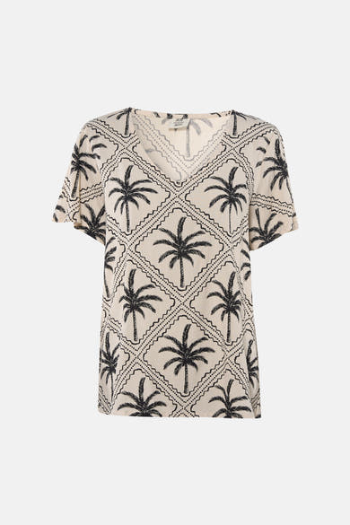 Blouse met korte mouwen - multicolor