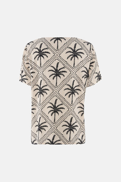 Blouse met korte mouwen - multicolor