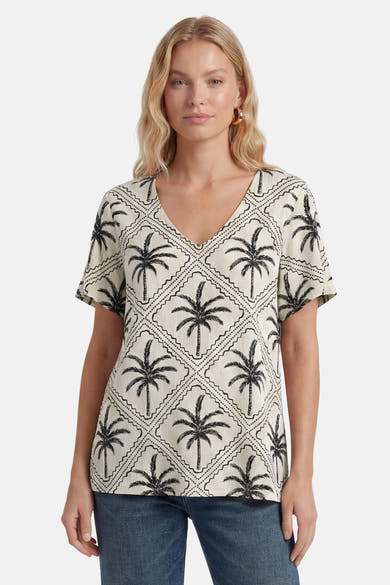 Blouse met korte mouwen - multicolor