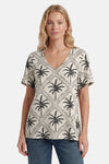 Blouse met korte mouwen - multicolor