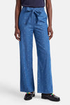 Broek - mid blue denim