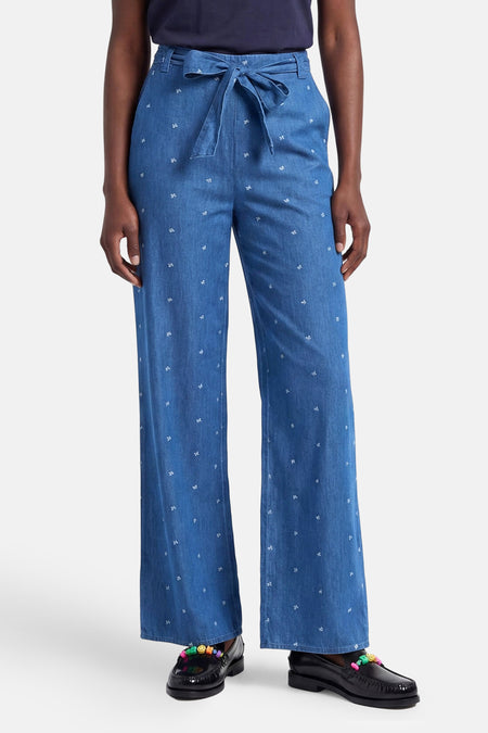 Pantalon - mid blue denim
