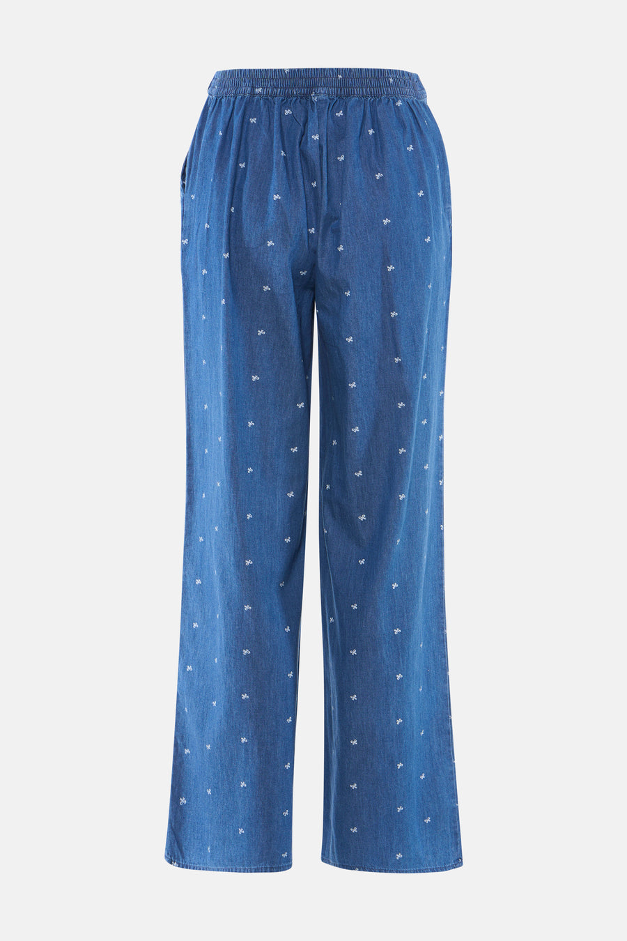 Broek - mid blue denim