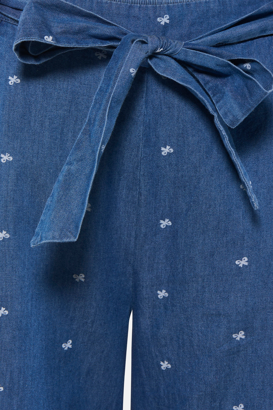 Broek - mid blue denim