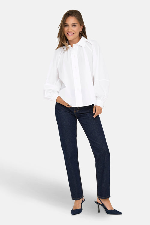 Hemd met lange mouwen - wit