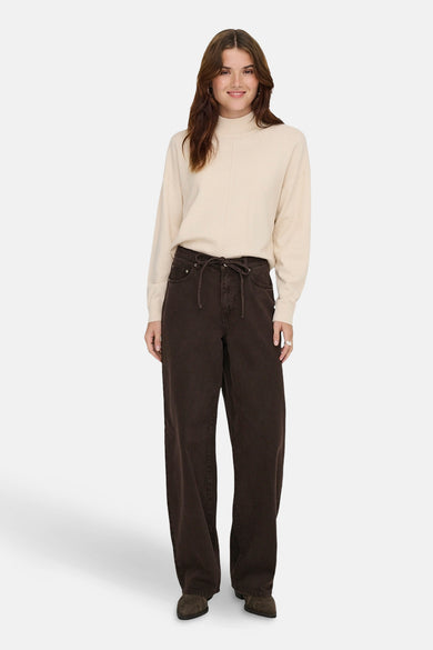 Colored jeans - bruin