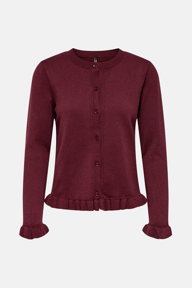 ONLCINDEREL LS FRILL CARDIGAN EX KNT