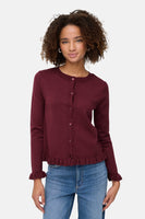 ONLCINDEREL LS FRILL CARDIGAN EX KNT