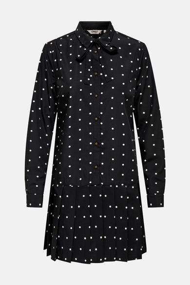 Kleedje met lange mouwen - zwart