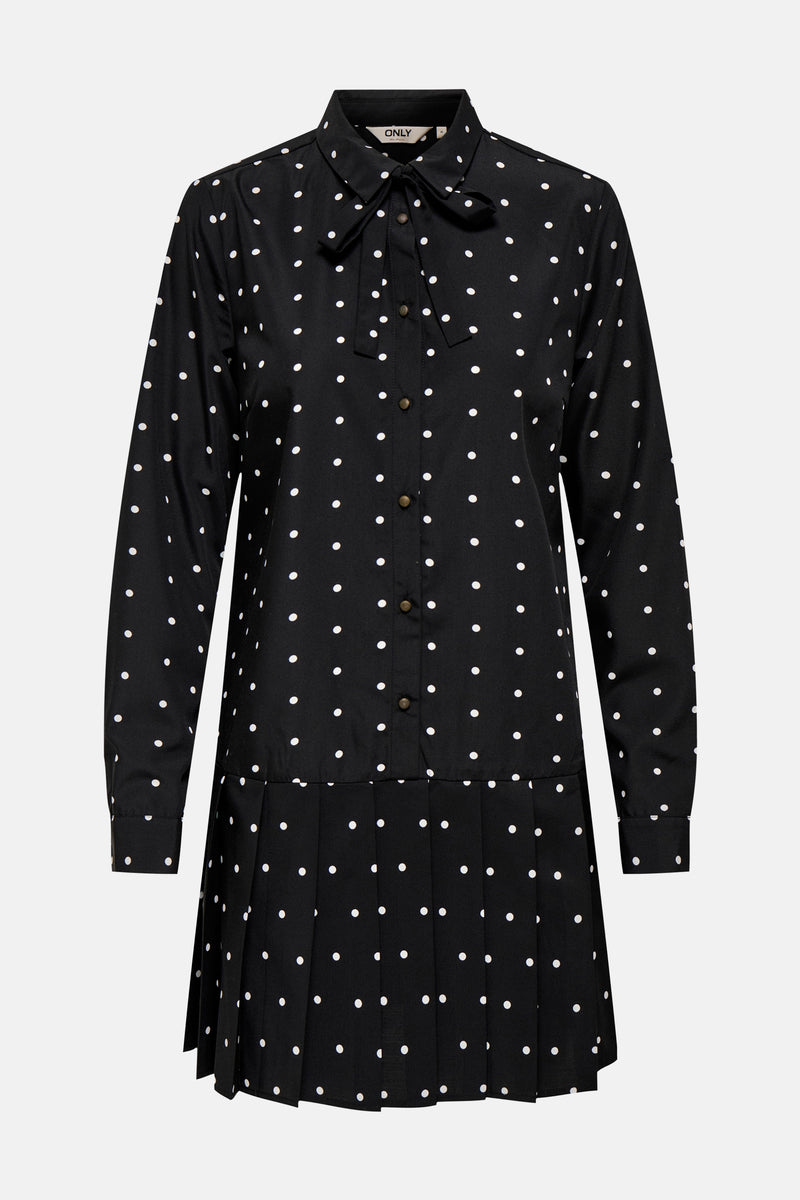 Kleedje met lange mouwen - zwart