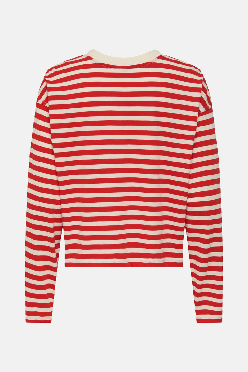 T-shirt met lange mouwen - rood