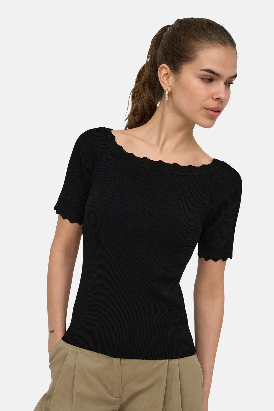 T-shirt - zwart