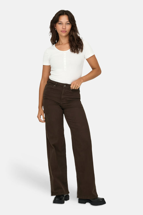 Dames sb seizoensbroek 5pocket brun - ONLY®