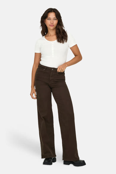 Dames sb seizoensbroek 5pocket bruin - ONLY®