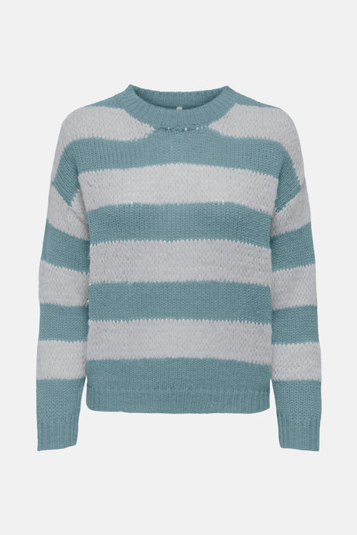 Pull met ronde hals - multicolor