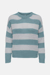 ONLCAMEL LIFE LS STRIPE O-NECK CS KNT