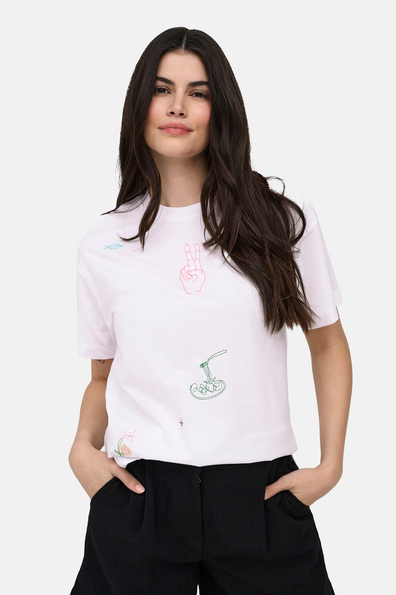 T-shirt - blanc