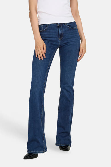 Jean évasé dark blue denim - ONLY®