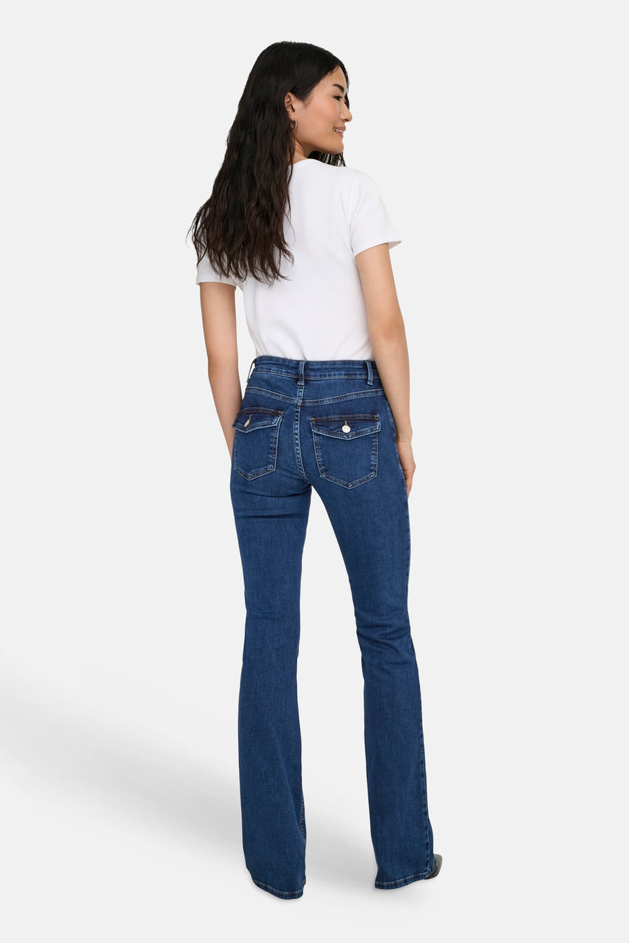 Jean évasé dark blue denim - ONLY®