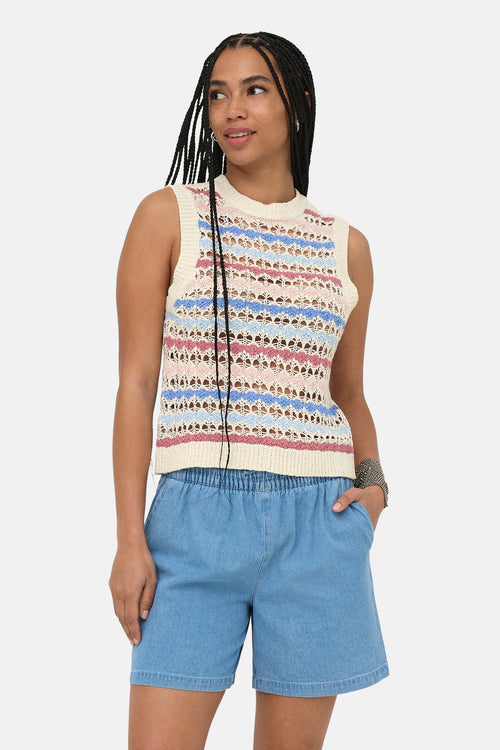 Gilet - écru