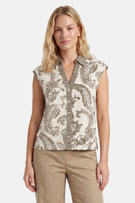 Blouse met korte mouwen - multicolor