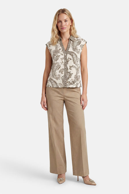 Blouse met korte mouwen - multicolor