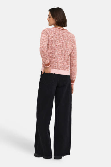 Pull col rond multicolore - JDY