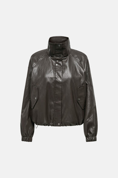 Faux leder jas bruin - ONLY®