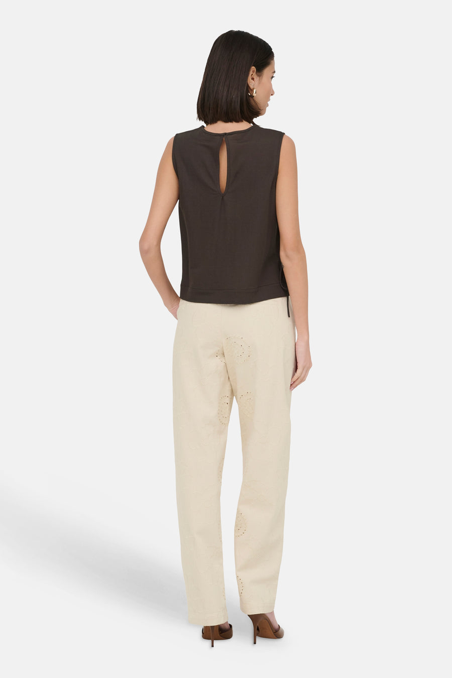 Blouse - bruin