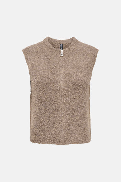 Dames tops pull zonder mouw beige - ONLY®