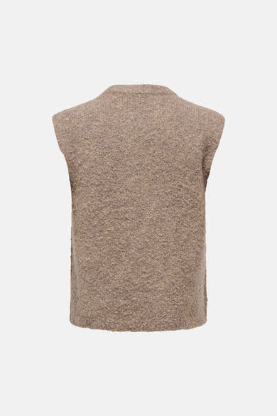 Dames tops pull zonder mouw beige - ONLY®